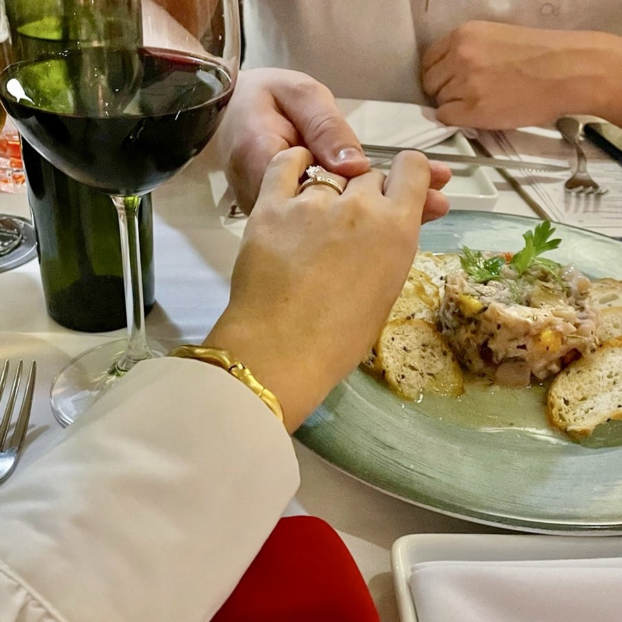 Anel Solitário Namoro, Noivado Prata 925