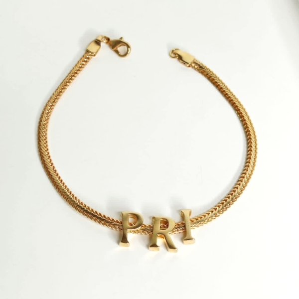 Pulseira Letras Personalizada