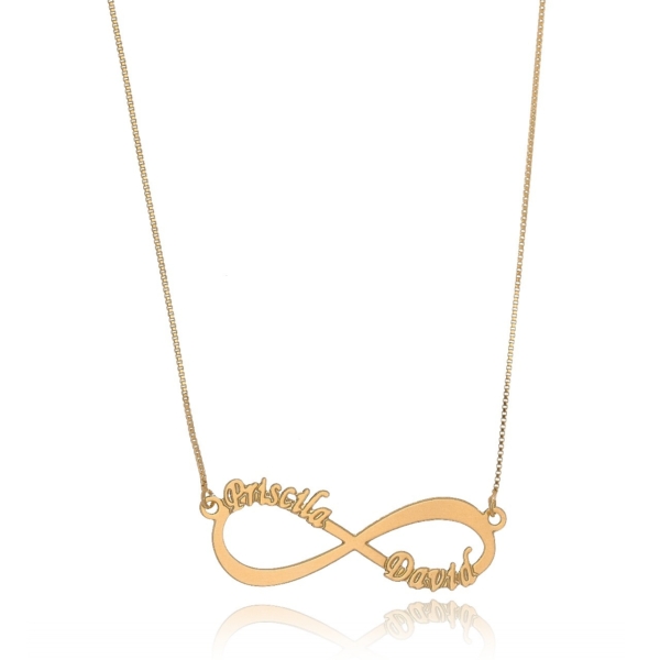 Colar Feminino Filhos Infinito Personalizado
