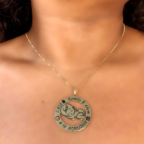 Colar Feminino Filho Personalizado