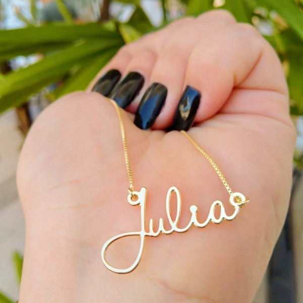 Colar Manuscrito (NOME) Personalizado
