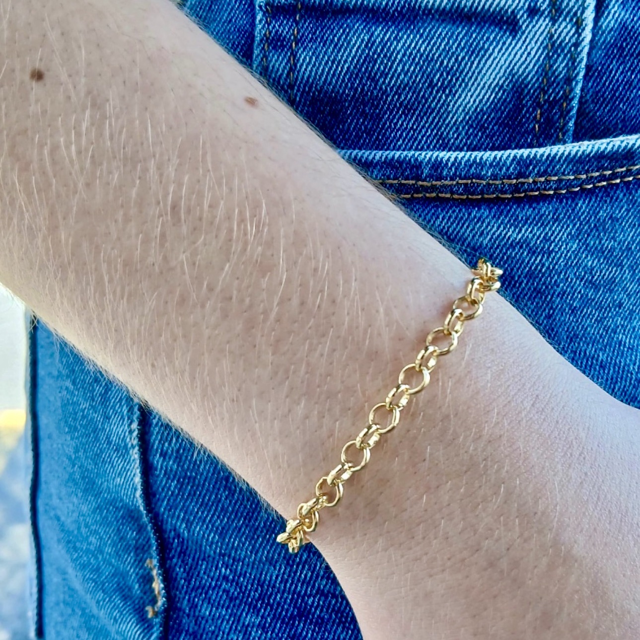 Pulseira Feminina Elo Português