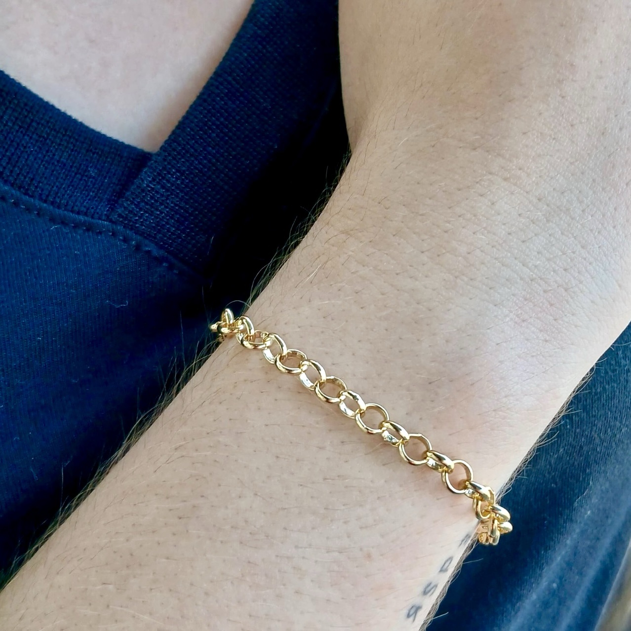 Pulseira Feminina Elo Português - Imagem 2